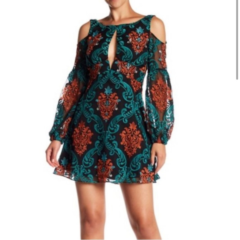 Free People Want To Want Me Cold Shoulder Dress Size Small